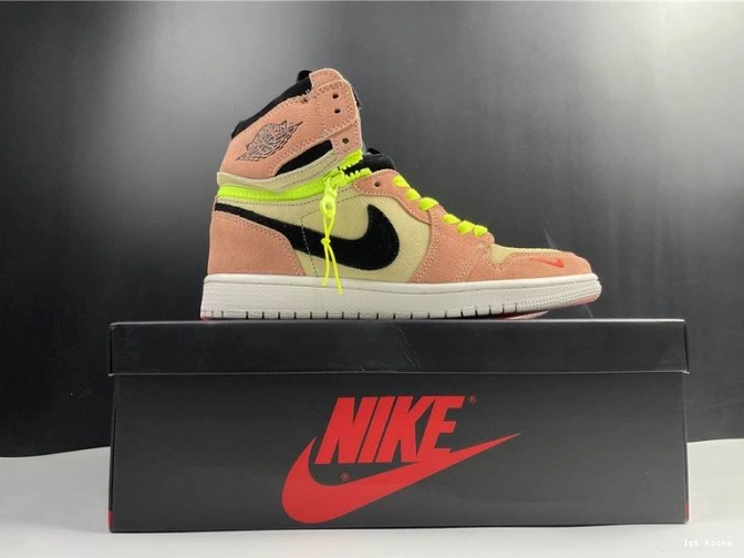 Air Switch Jordan HighQuality 820 Peach High CW6576- 1 0113
